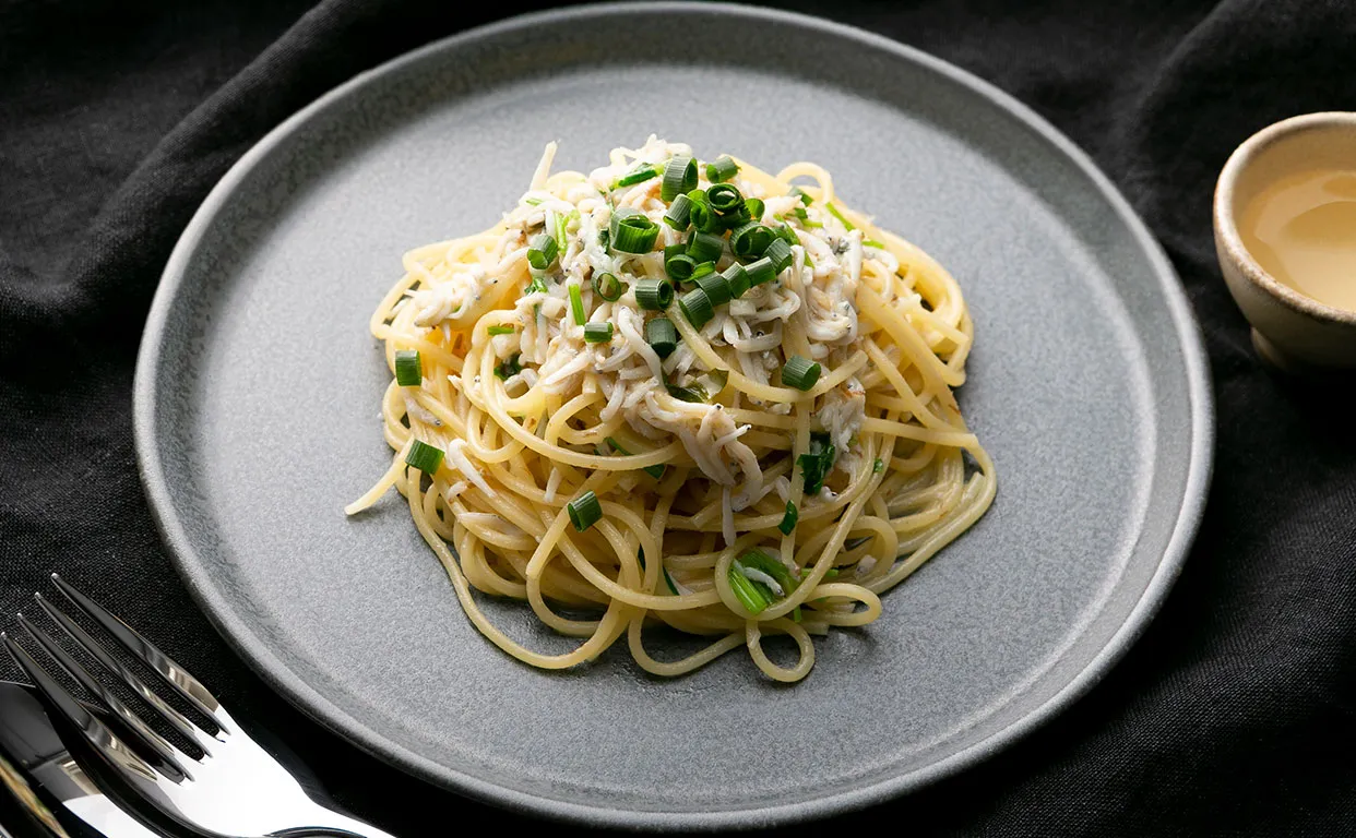 しらすとすだちのバターソース