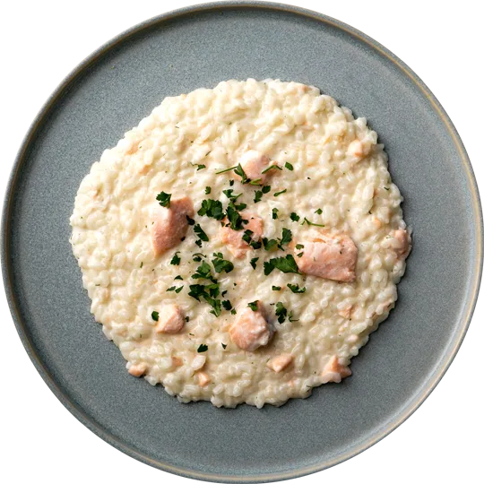 サーモンクリームソース Risotto