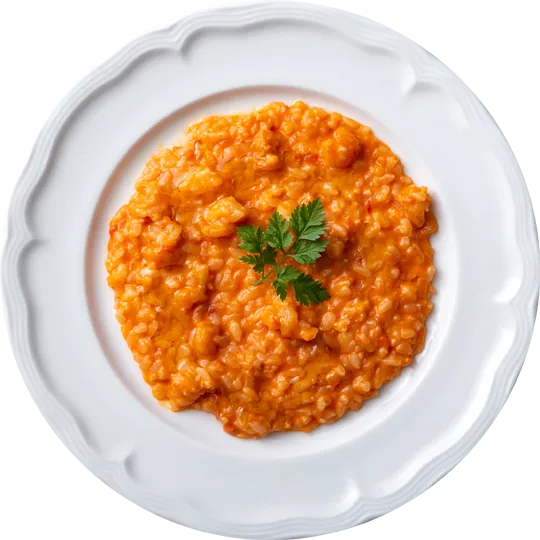 海老とアメリケーヌソース Risotto